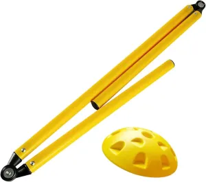 Yiju Football Agility Training Poles Folding Multifunctional Professional Soccer Agility Pole Set Obstacle for Outdoor Activity