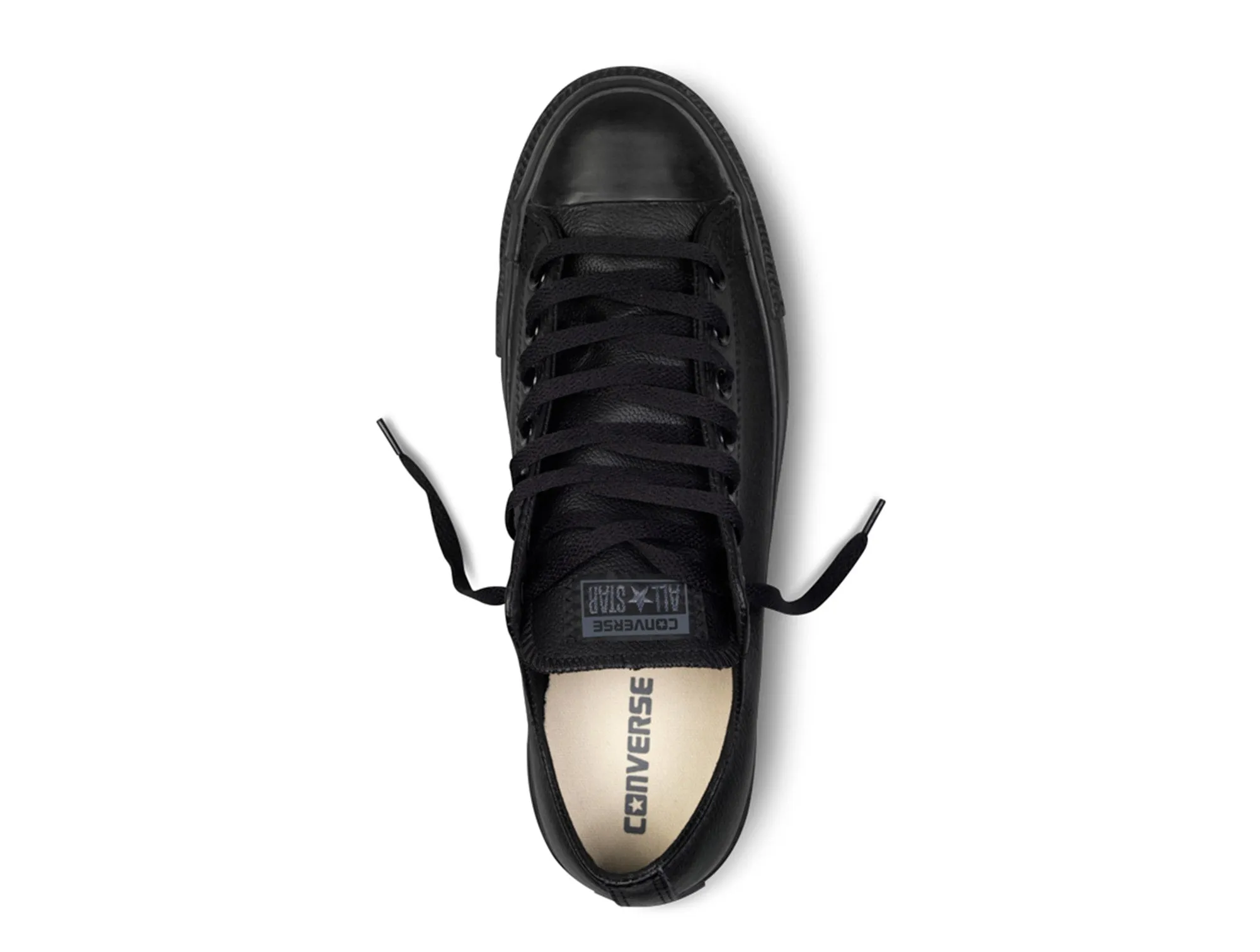 Zapatilla Converse Chuck Taylor Cuero Mujer Negro