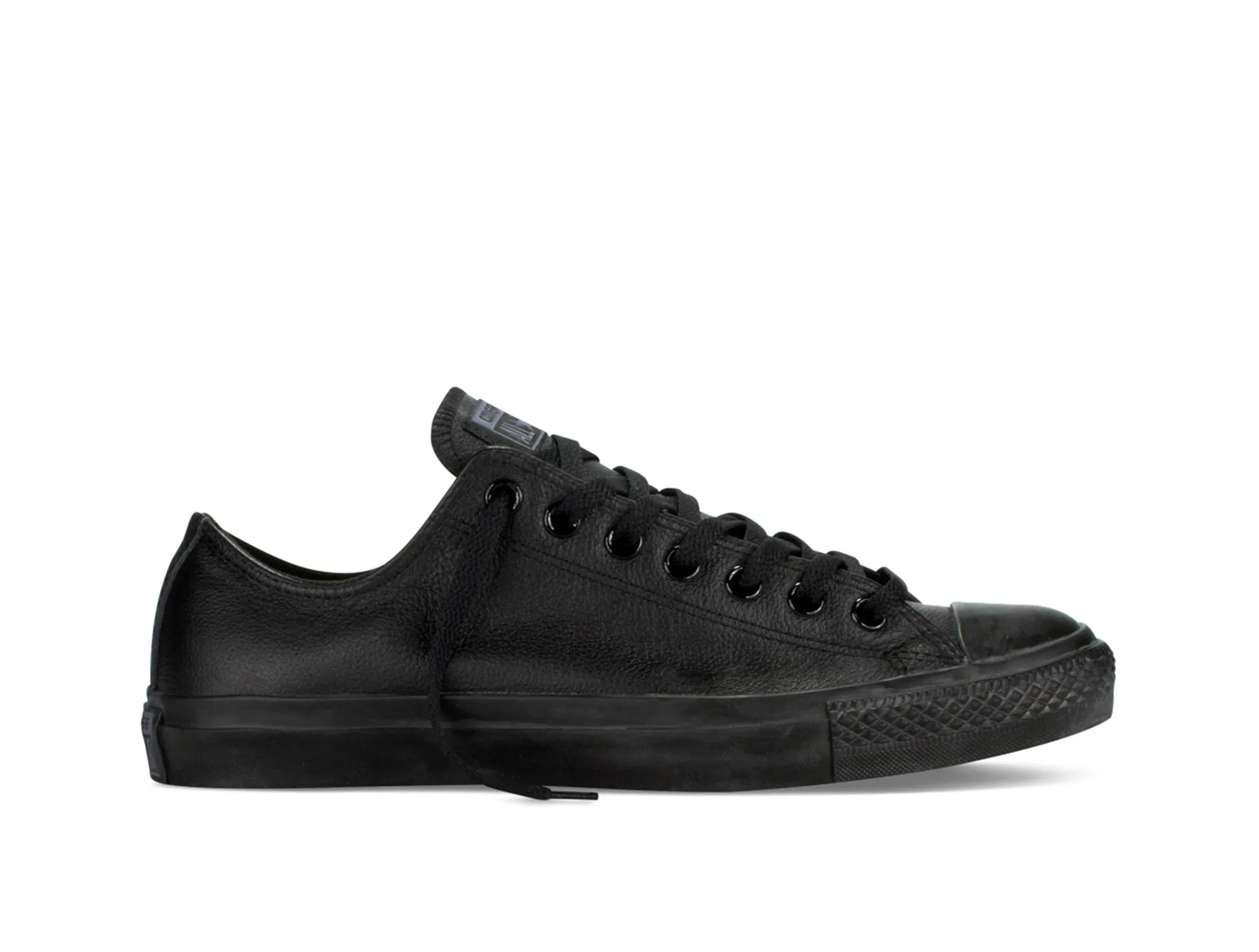 Zapatilla Converse Chuck Taylor Cuero Mujer Negro